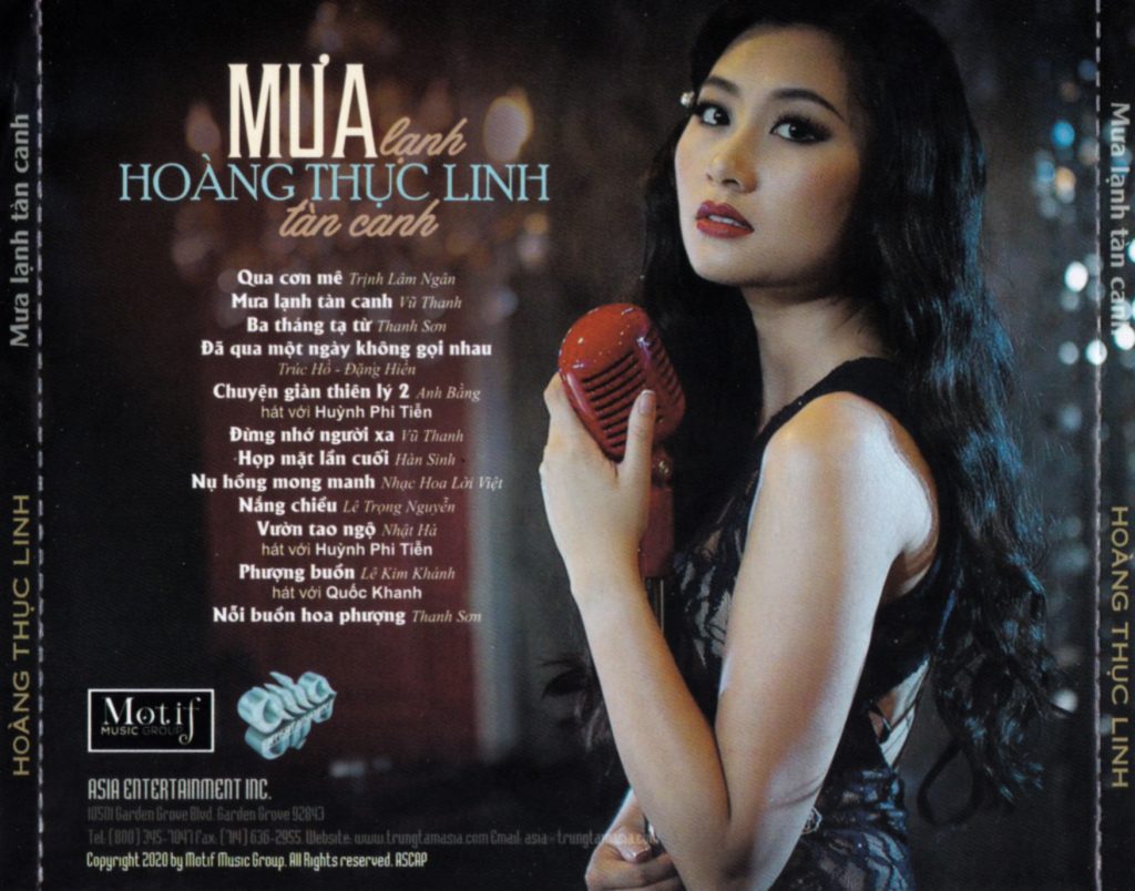 Bộ 5 đĩa cd nhạc hoàng thục linh 1