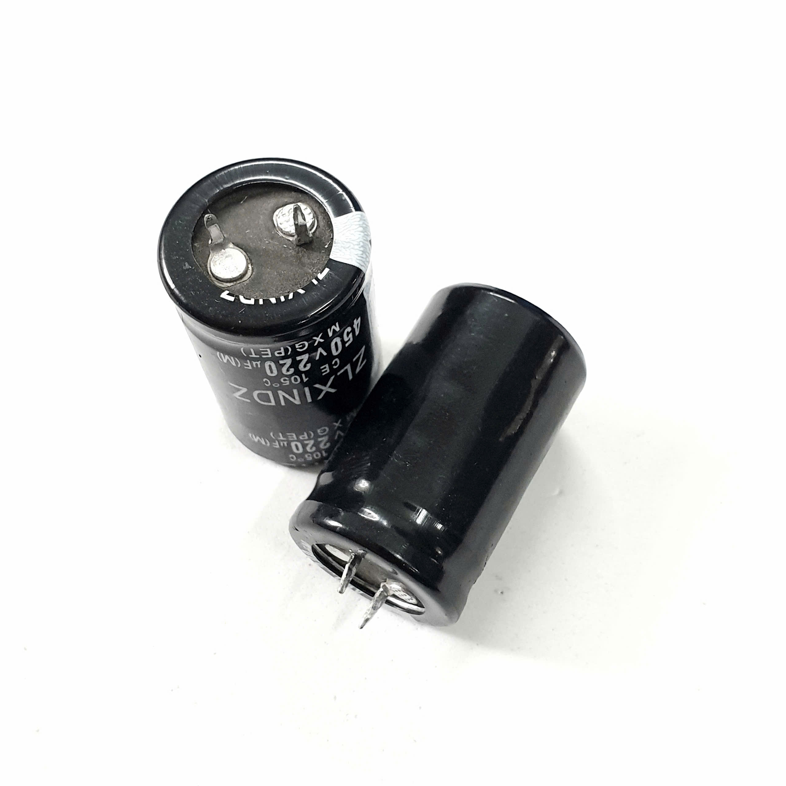 Tụ hóa 220uF 450V Chân Cứng ( 25x40mm) tháo máy