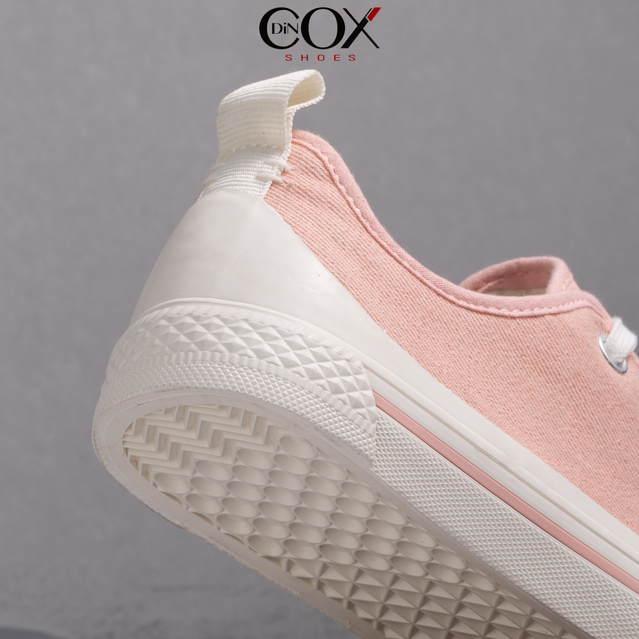 Giày Sneaker Vải Canvas Nữ DINCOX C20 Pink Đơn Giản Sang Trọng Chính Hãng