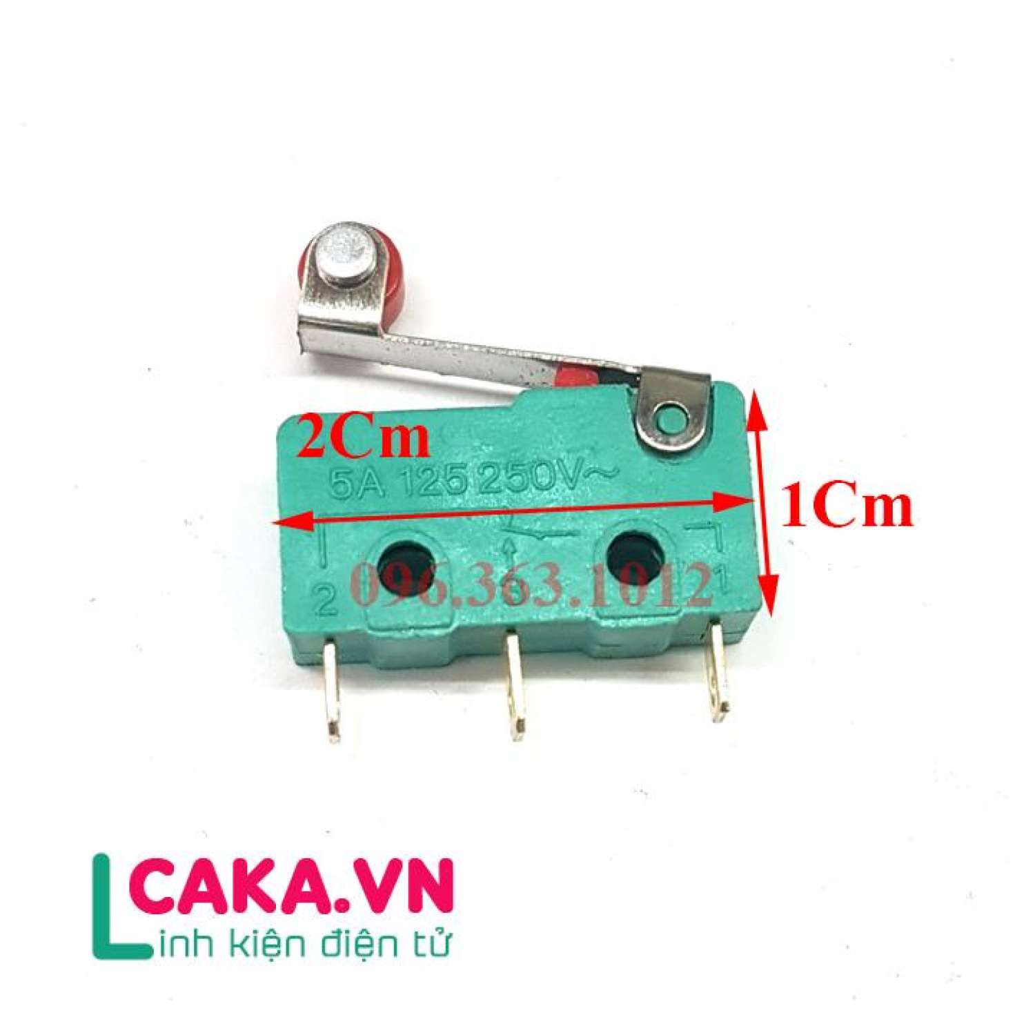 Công tắc hành trình 5A 250V có bánh xe