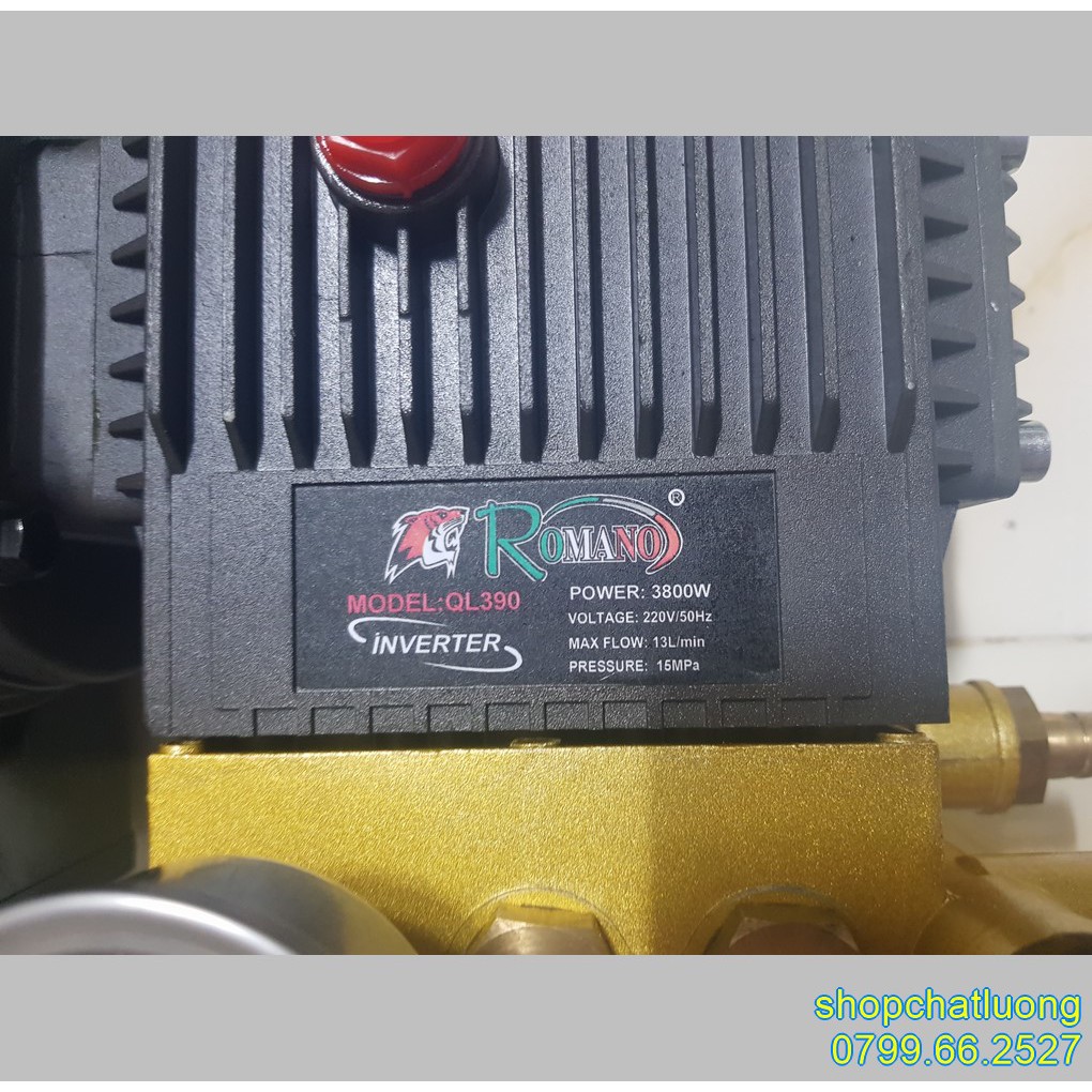 [HCM]Máy Rửa Xe Cao Áp Romano QL390- 4200W
