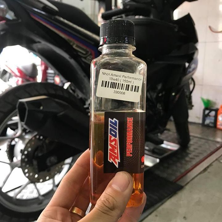 Combo nhớt Amsoil 10W40 Performance 1 chai và chiết lẻ 150ml
