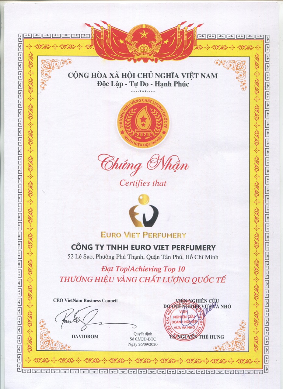 Nước hoa MILLENIA 006W  (NƯỚC HOA NỮ) 10ml-50ml
