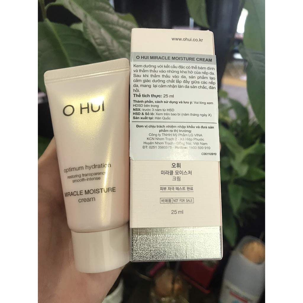 [HCM]Kem dưỡng ẩm Ohui Miracle 25ml
