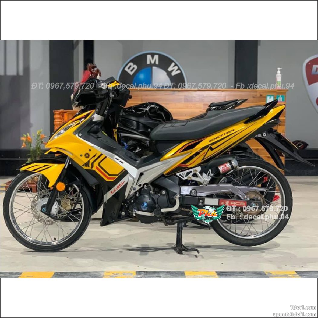 Tem rời exciter 2006-2010 vàng đen