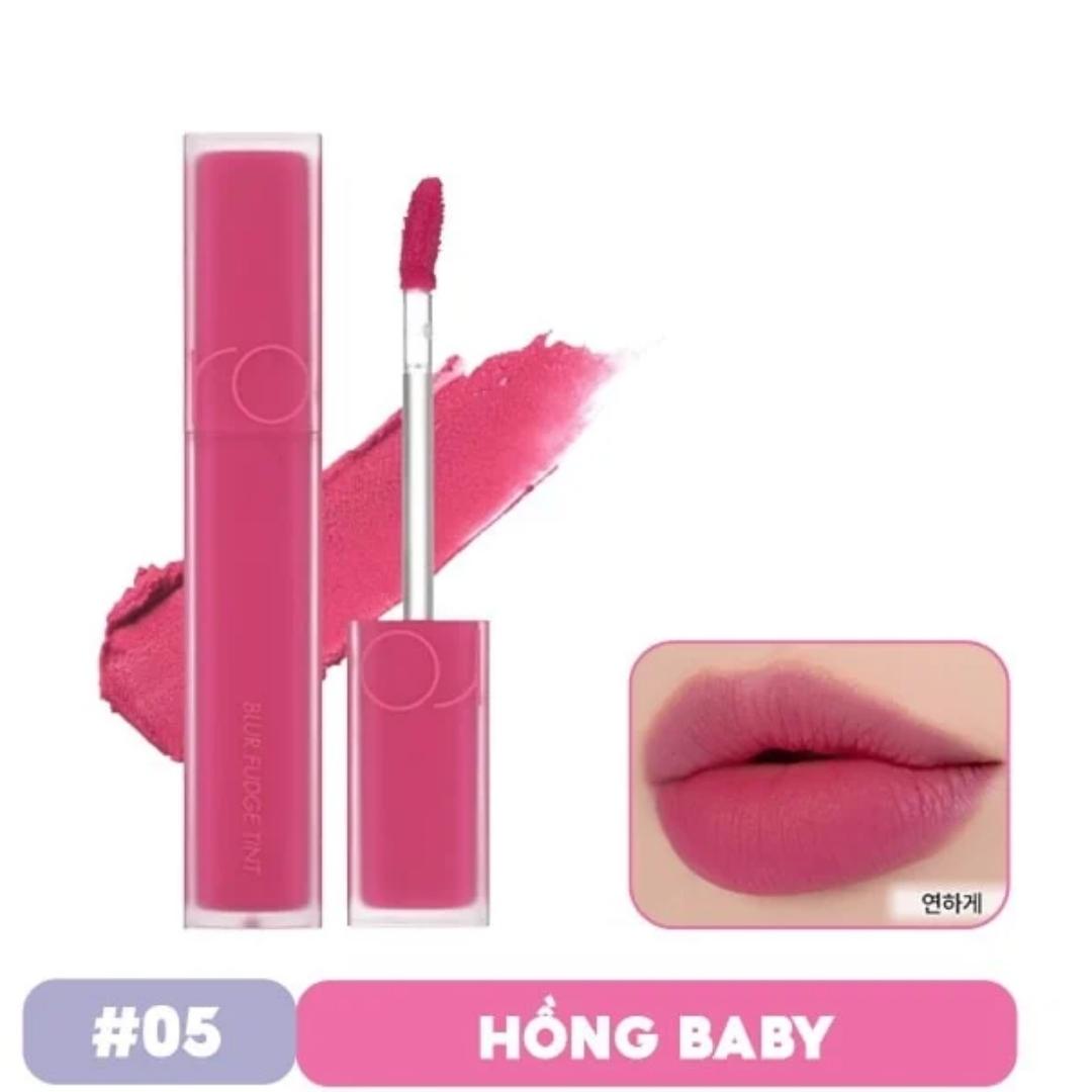 Son Kem Lì, Bền Màu, Mịn Môi Romand Blur Fudge Tint  Xuất Xứ Hàn Quốc Chính Hãng