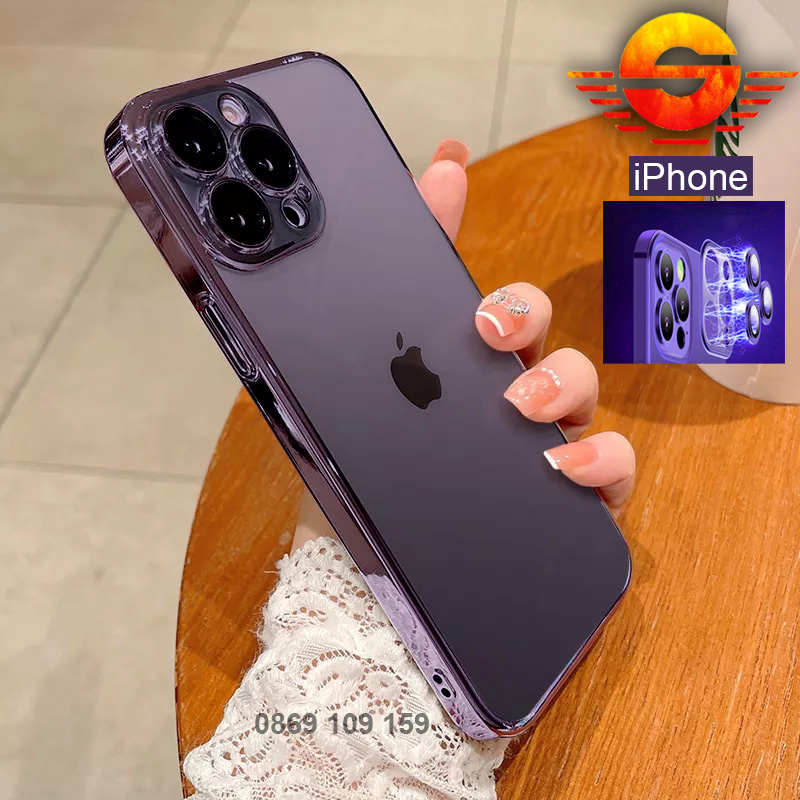Ốp lưng iphone 14 plus/ 14 pro/ 13 pro max bảo vệ camera