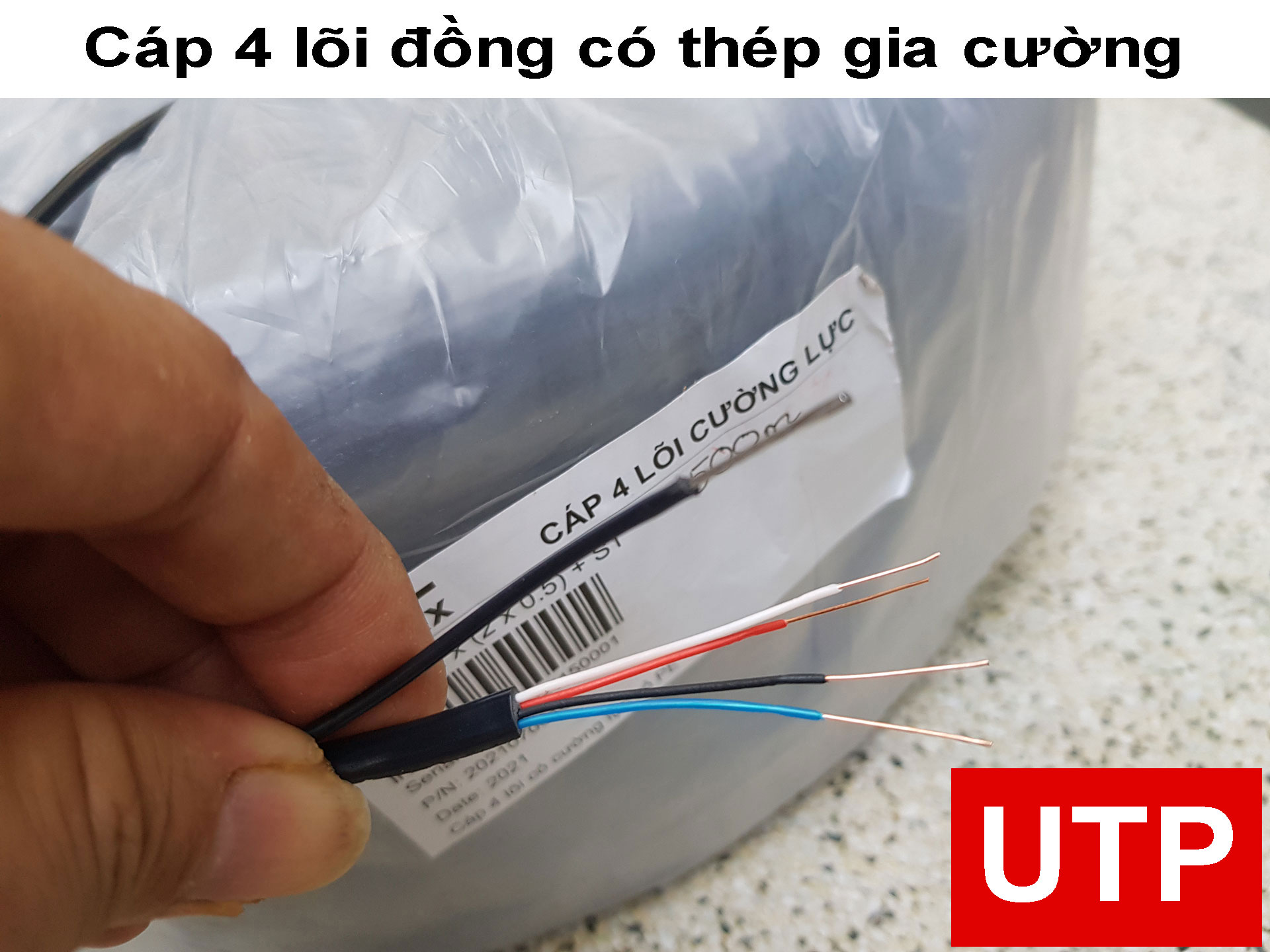 20m Dây mạng ngoài trời - Cáp mạng ngoài trời, Dây lan ngoài trời, cáp lan ngoài trời