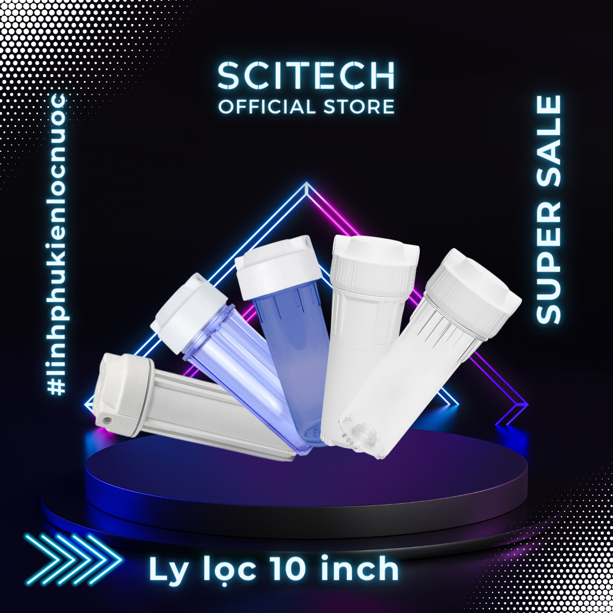Ly lọc 10 inch máy lọc nước - Scitech Water