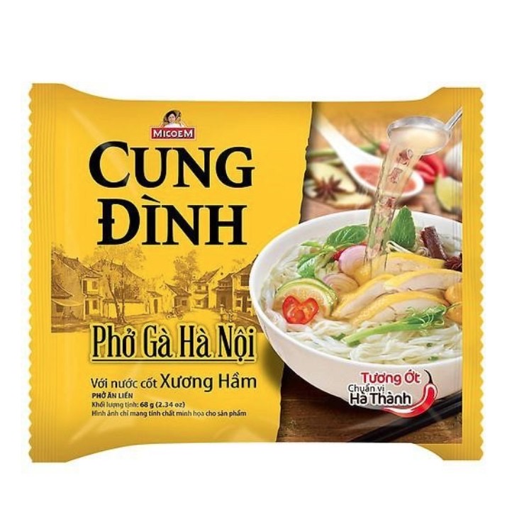 Phở Gà Cung Đình - Thùng 30gói x 68g