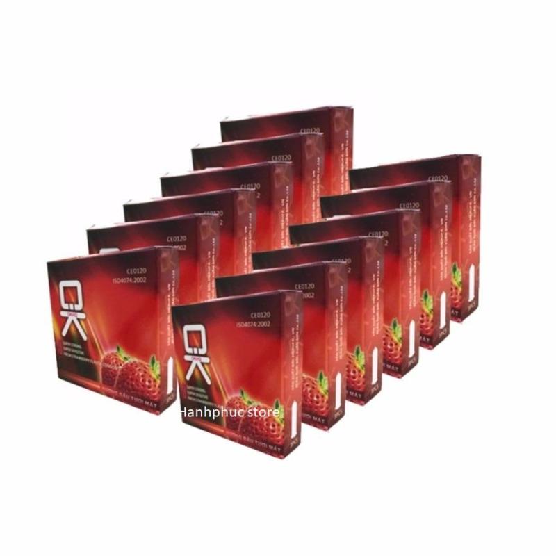 Combo 12 hộp Bao cao su OK huong dau 36 chiếc