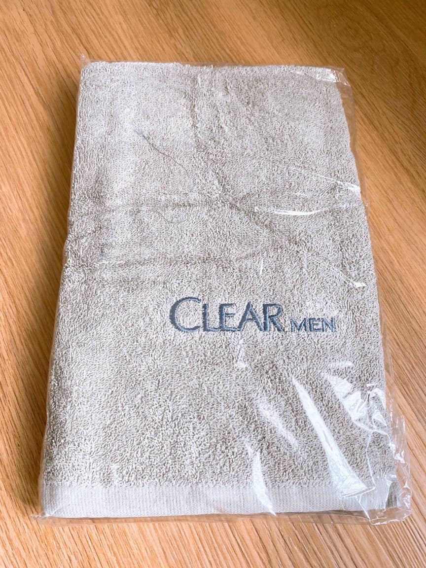 KHĂN TẮM COTTON CLEAR MEN 1.2M