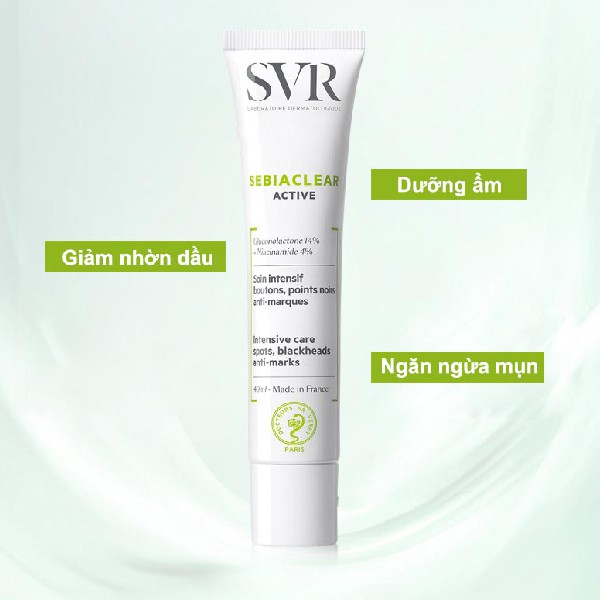 Kem Dưỡng Làm Giảm Mụn & Dầu Nhờn SVR Sebiaclear Active 40ml