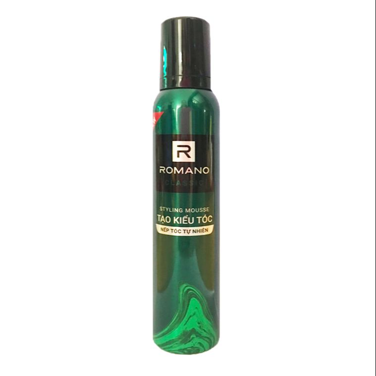 Mousse tạo kiểu tóc nam Romano Classic 175g