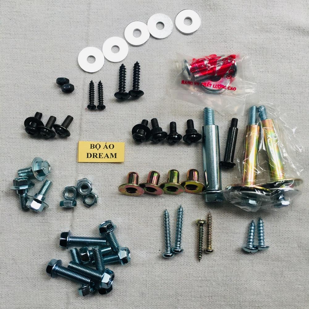 [FULL BỘ] Bộ ốc dàn áo, ốc xe máy gắn xe máy DREAM