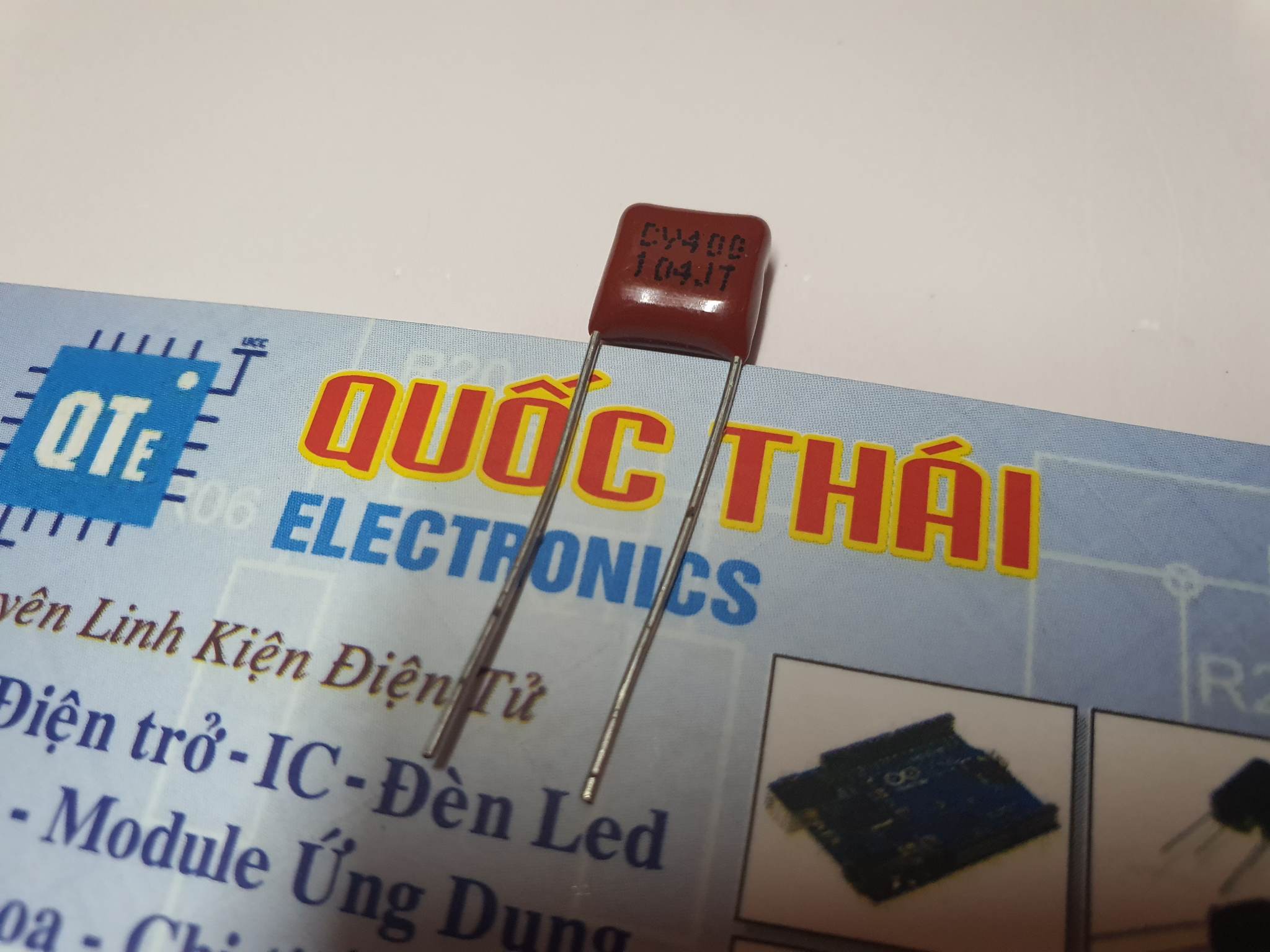 Combo 5 tụ kẹo đỏ 104J/400v