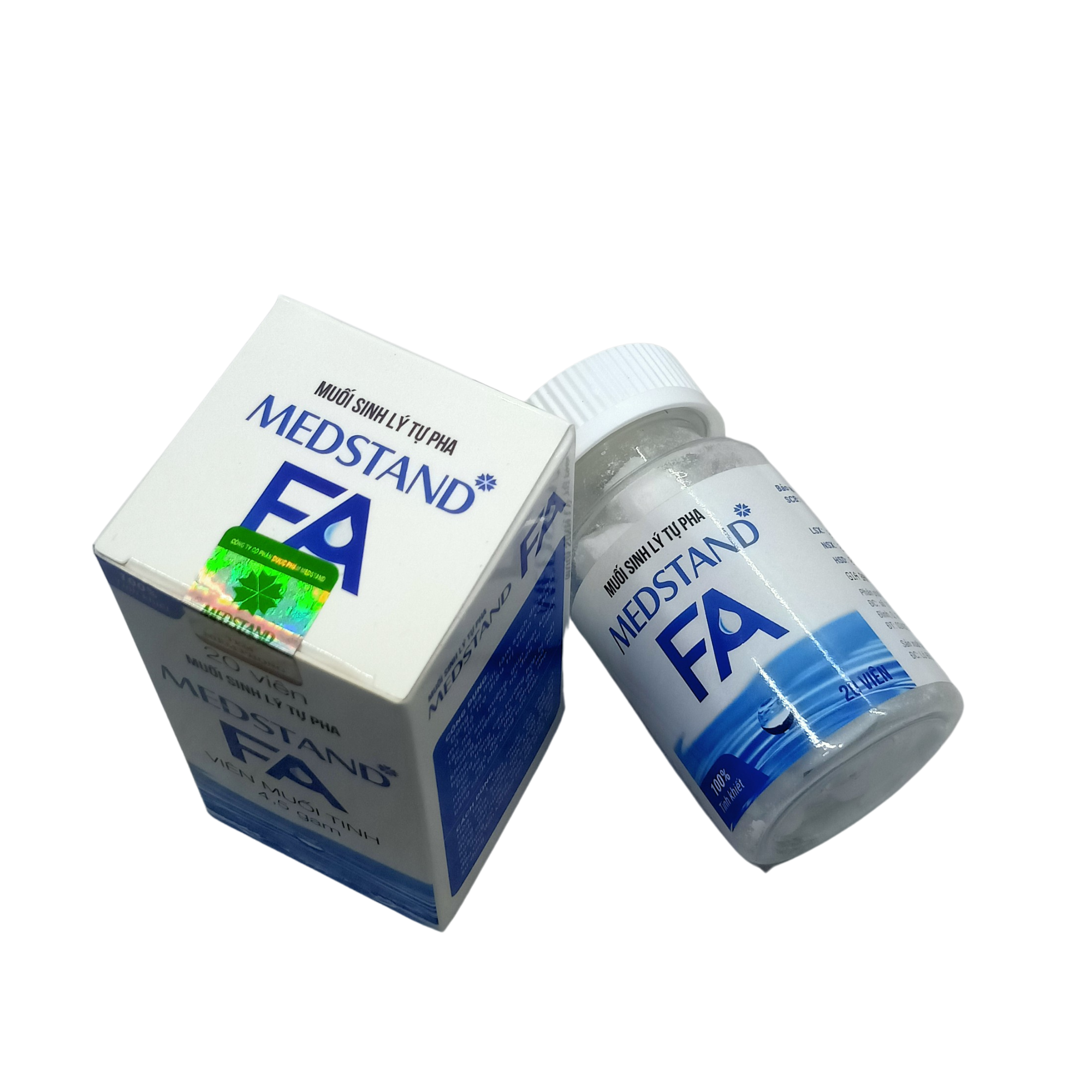 [HCM]Viên muối sinh lý tự pha MEDSTAND FA- 20 viên