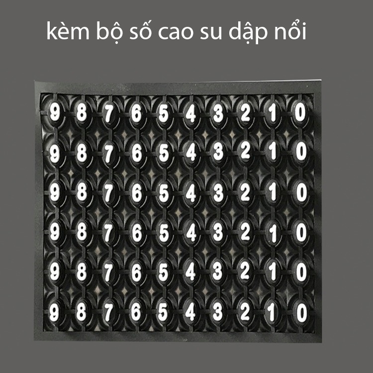 Móc khóa Số Điện Thoại Chống Mất
