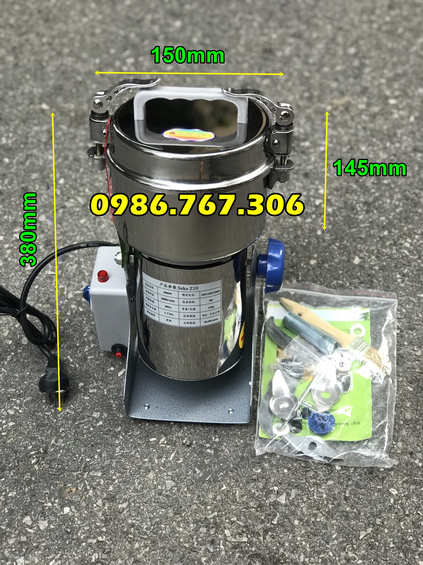 Máy xay khô seka Z10 - 3000W ( tặng phụ kiện)
