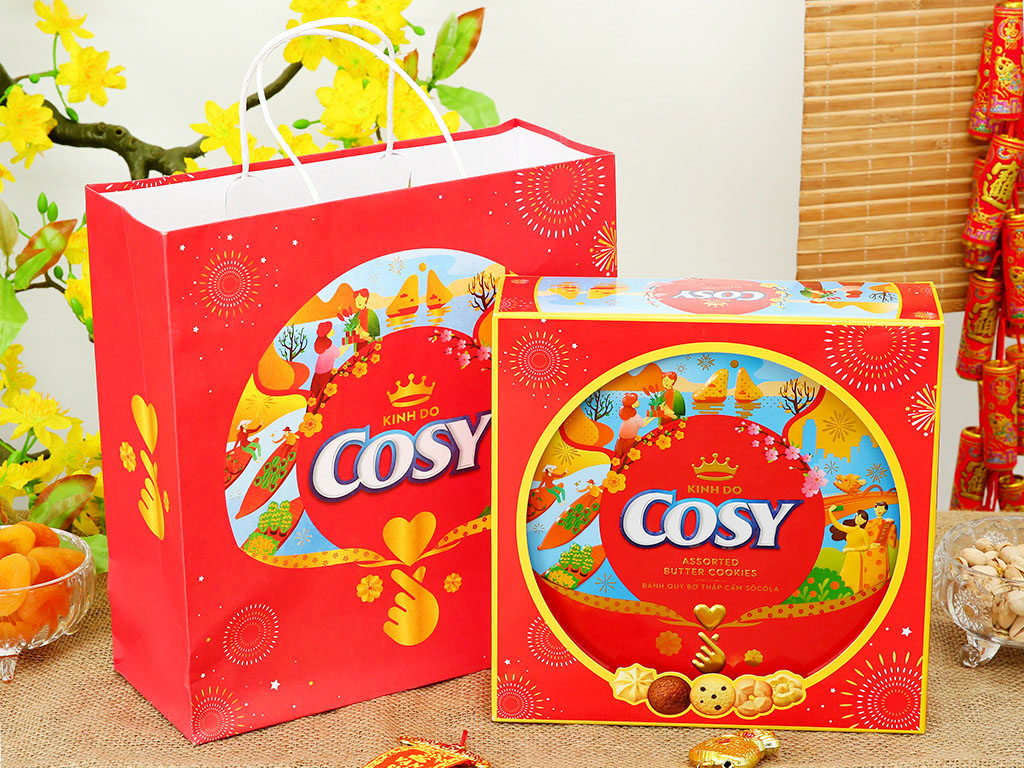 Bánh quy thập cẩm socola Cosy hộp 378g