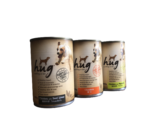 Pate Hug cho chó - Lon 400g