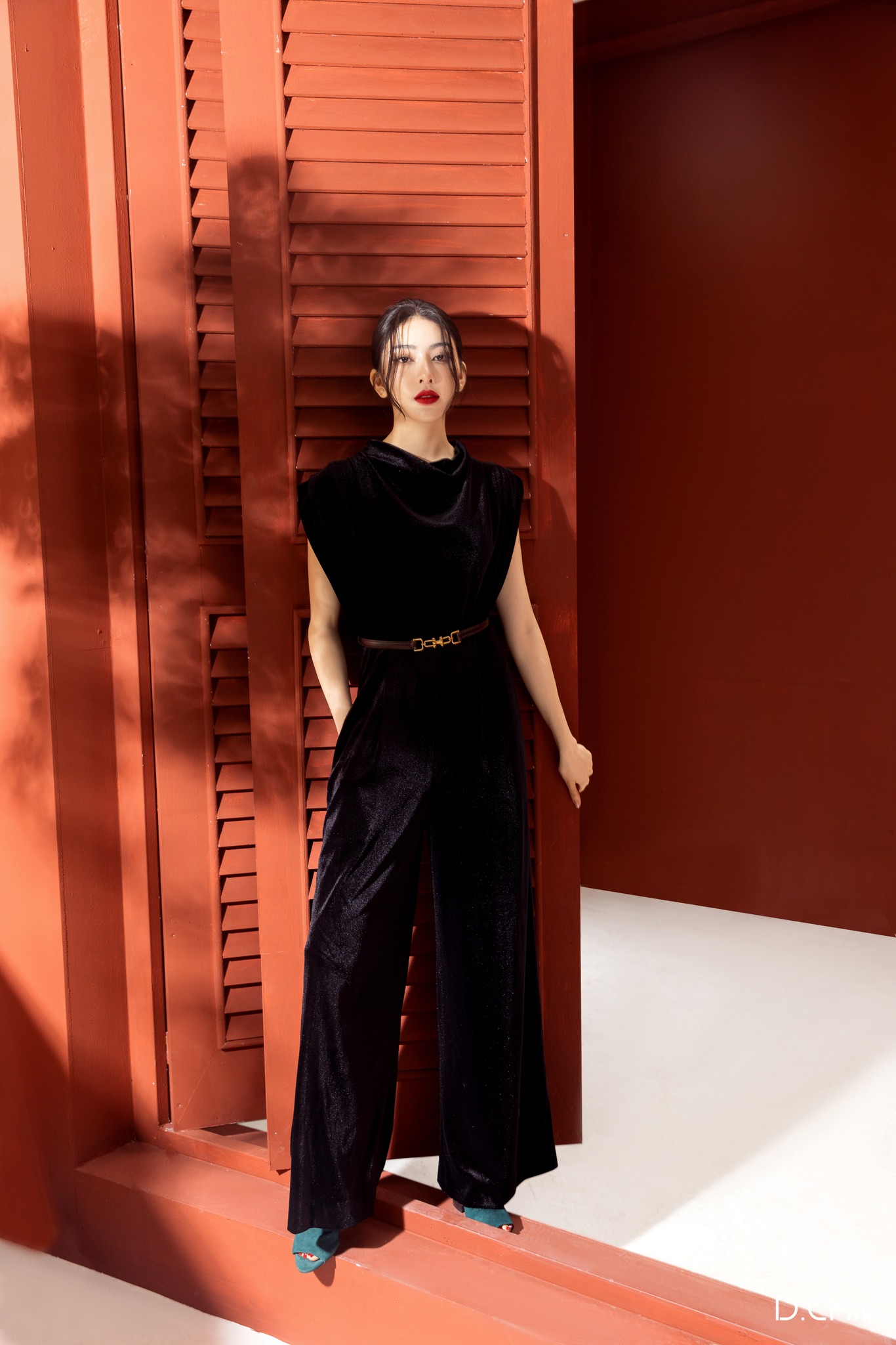 D.CHIC Jumpsuit dài không tay cổ đổ MS: 582246