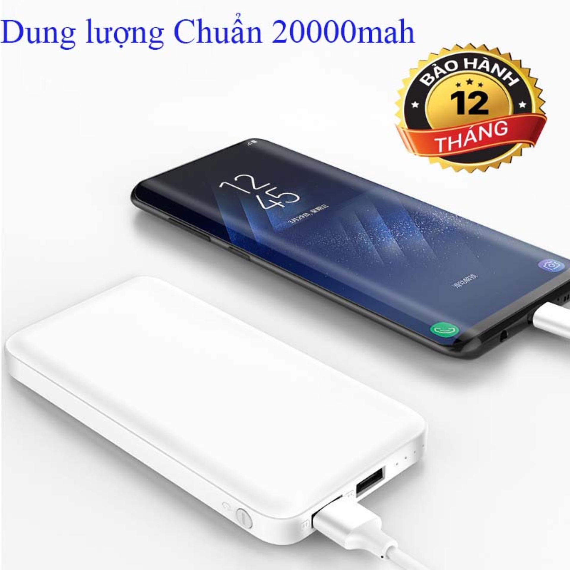 [HCM]Sạc Dự Phòng Mini 20000Mah Đạt Tiêu Chuẩn. Bảo Hàng 12 Tháng