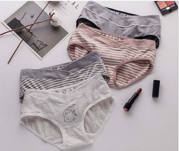 Set 4 QUẦN LÓT BẦU Cạp Chéo Cotton Cao Cấp - Kháng Khuẩn - BAO CHẤT LƯỢNG - GL01