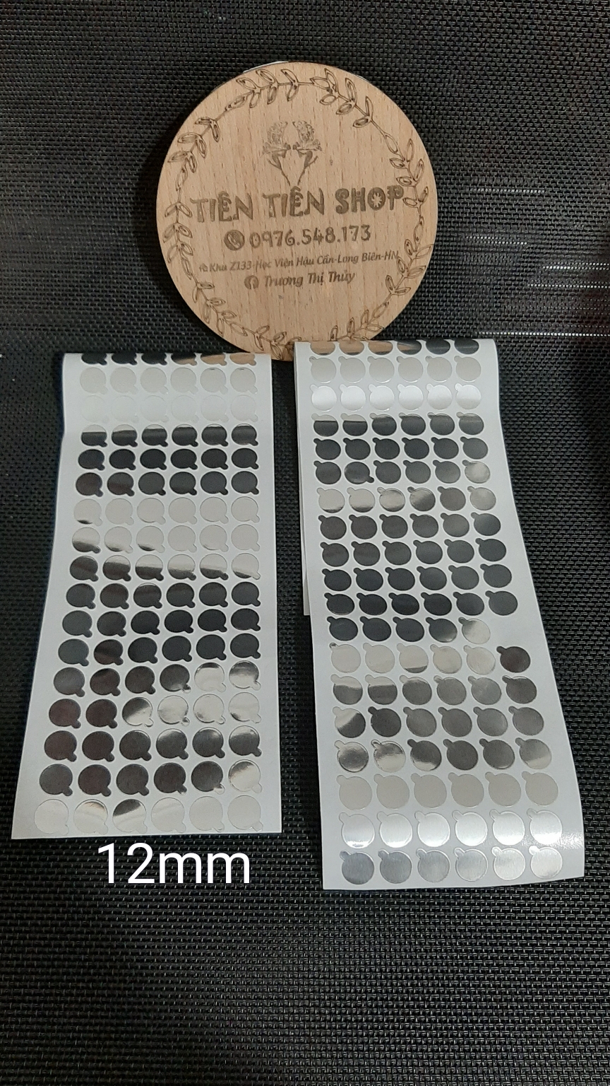 100 seal tự dính dán miệng tuýp có tay cầm size 1.2cm, 1.8cm, 2.3cm