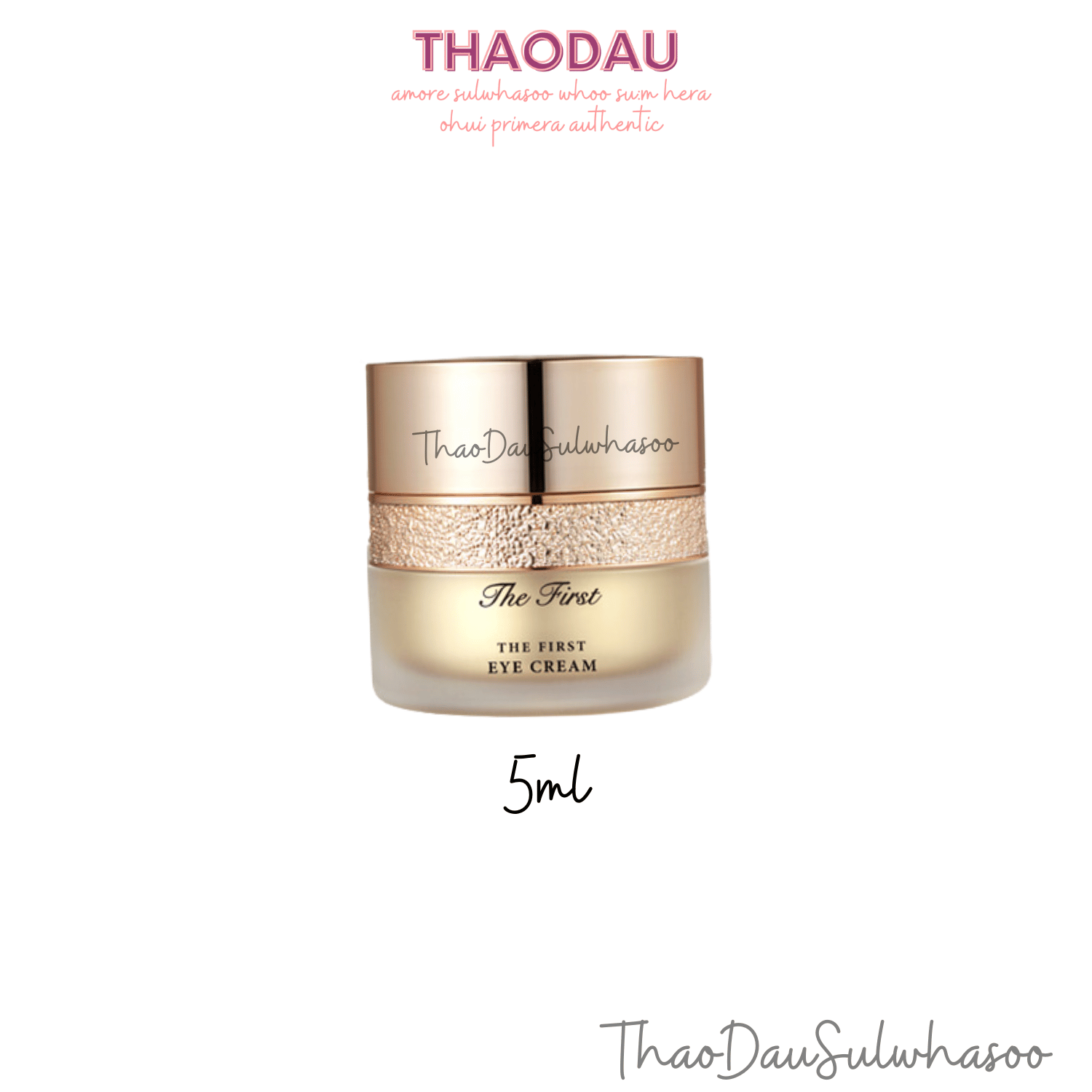 Kem dưỡng mắt tái sinh tế bào mầm OHui The First geniture Eye cream 5ml tloskorea cũ