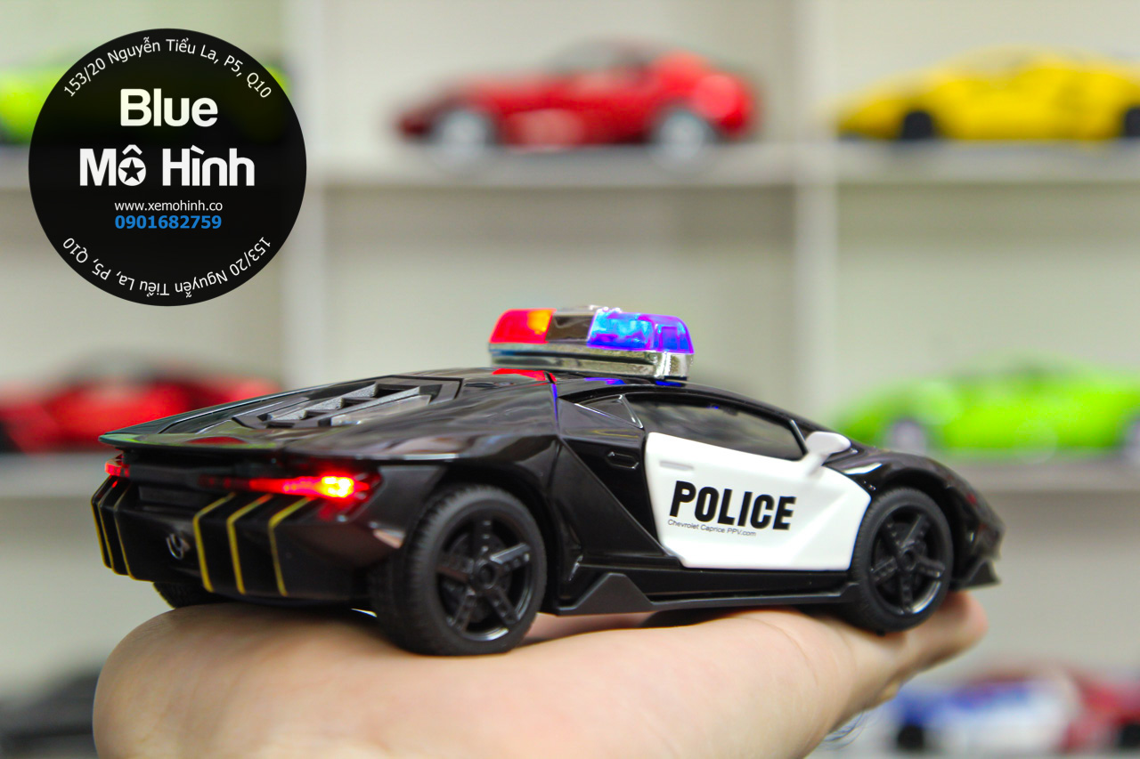 Blue mô hình | Xe mô hình Centenario Lambo police 1:32