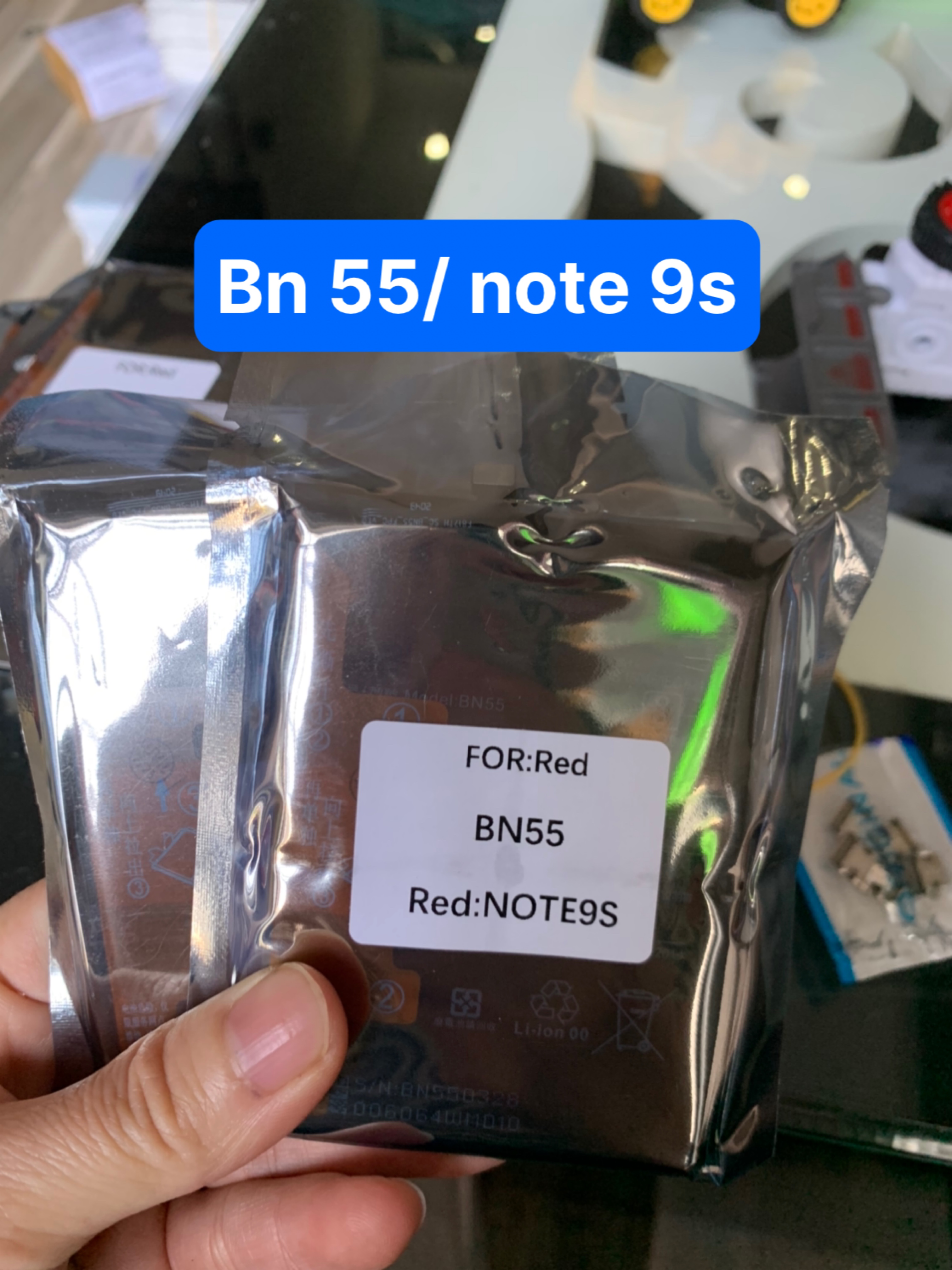 pin xiaomi redmi note 9s-pin zin mã BN55