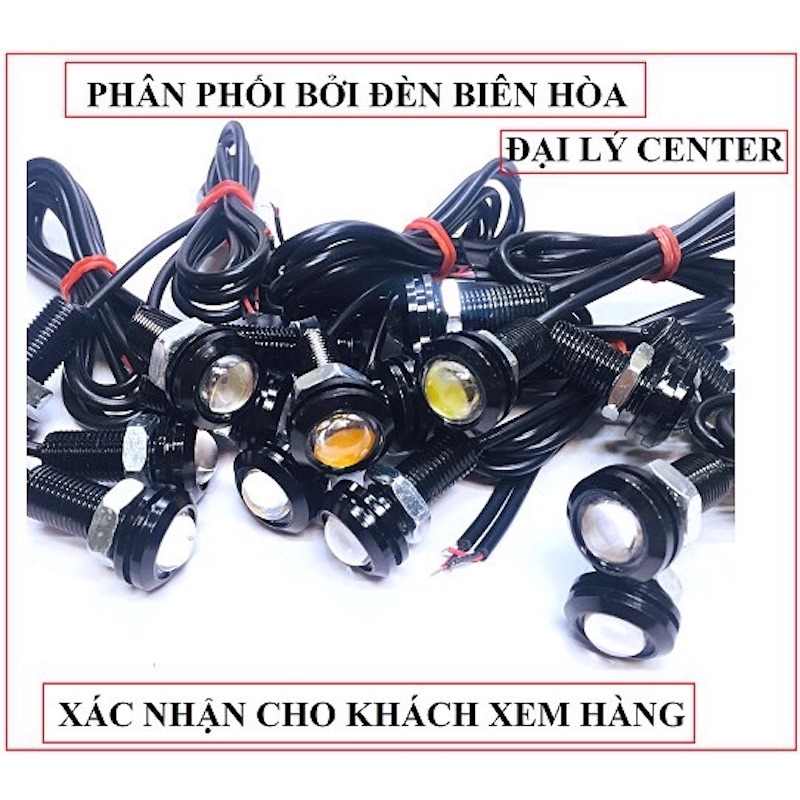 [ Giá 1 đôi ] Đèn led xinhan cúc áo K1