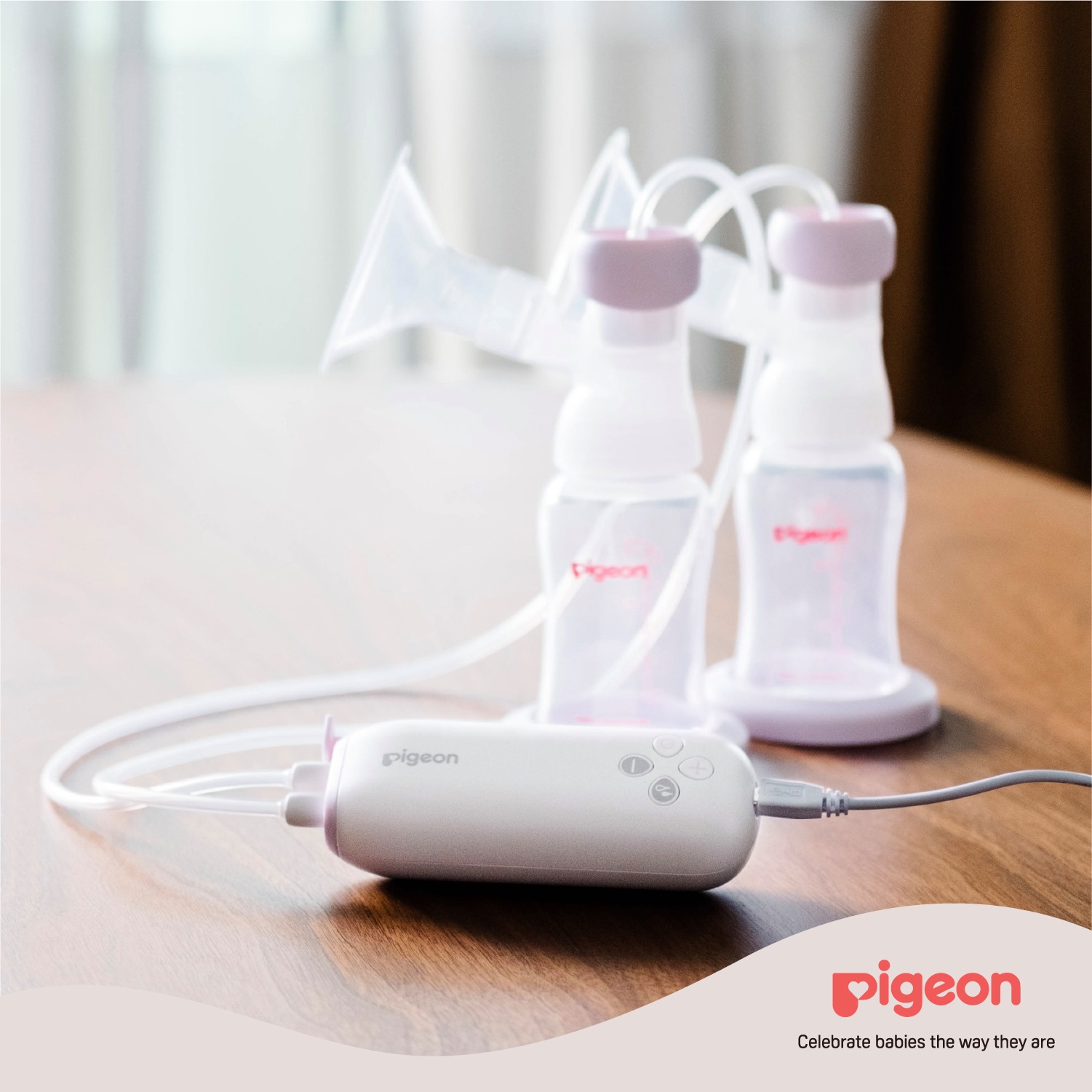 Máy hút sữa điện đôi GoMini Pigeon