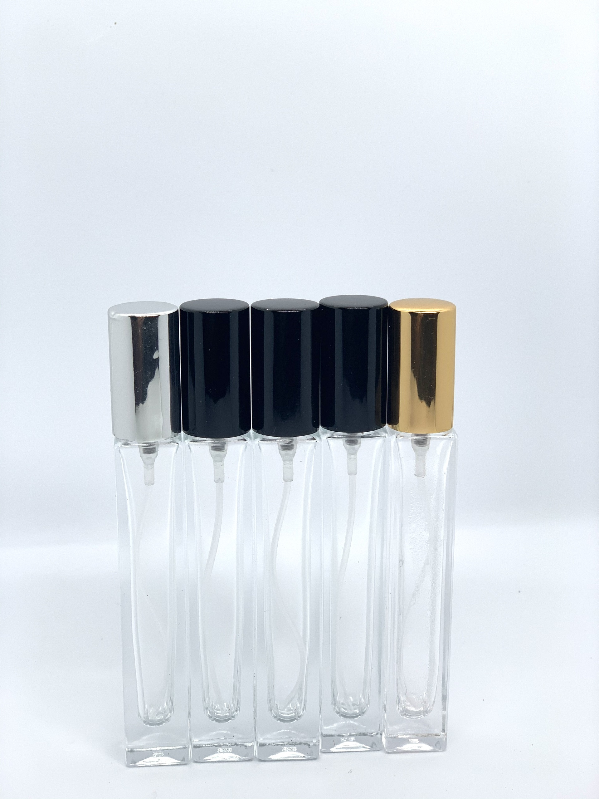 Lọ chiết nước hoa trụ vuông dài 10ml (Vỏ chiết nước hoa/Ống chiết nước hoa/Chai chiết nước hoa)