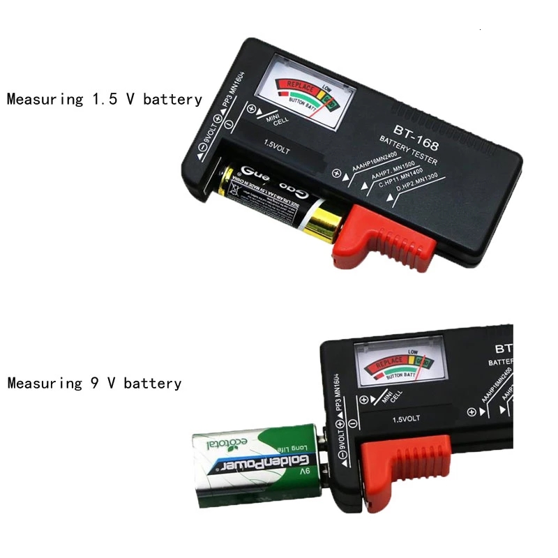 [HCM]dụng cụ kiểm tra tình trạng pin AA  AAA và 9v