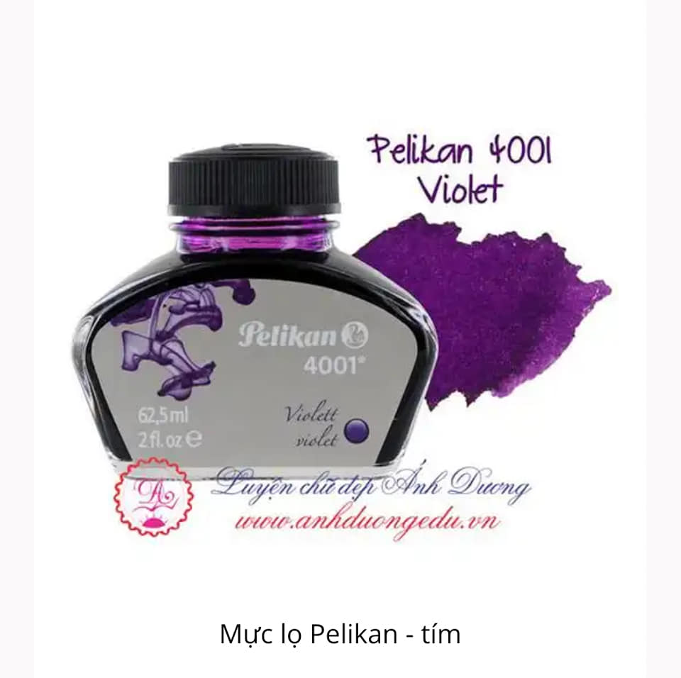Mực lọ Pelikan 4001 (nhập khẩu Đức) dung tích 62.5ml