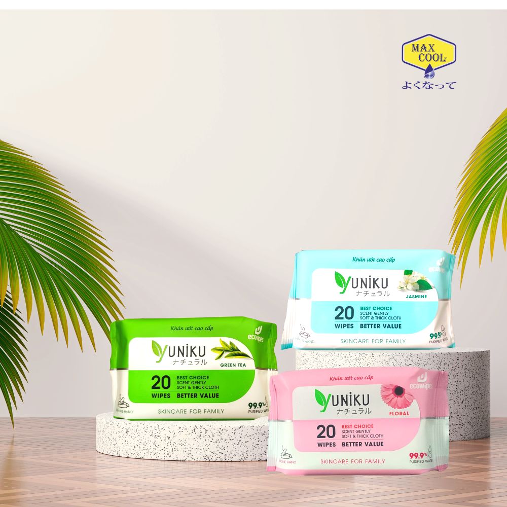Combo 3 gói Khăn giấy ướt cao cấp 20 Tờ (HÀNG CHÍNH HÃNG)
