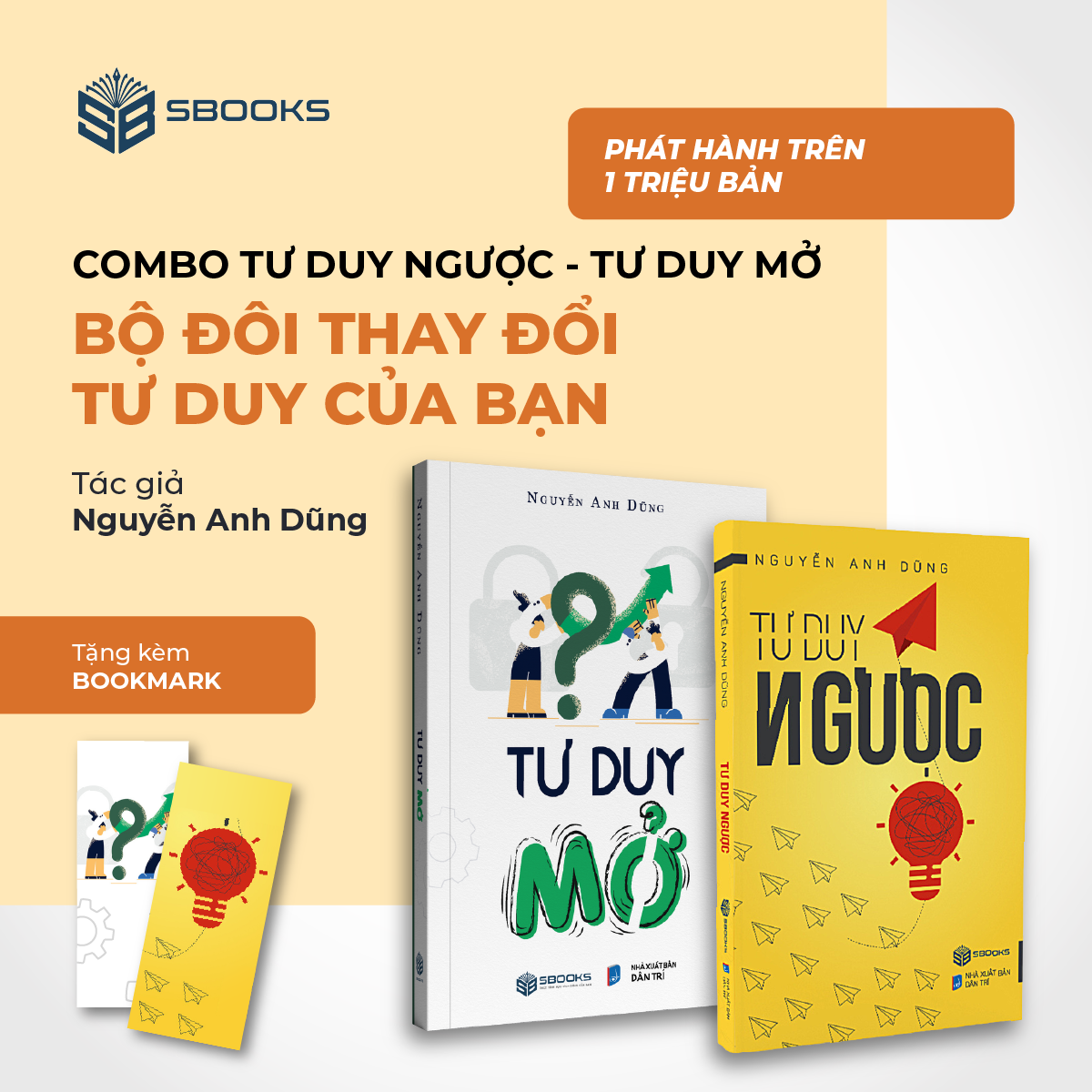 Sách Combo 2 Cuốn : Tư Duy Ngược + Tư Duy Mở (Nguyễn Anh Dũng