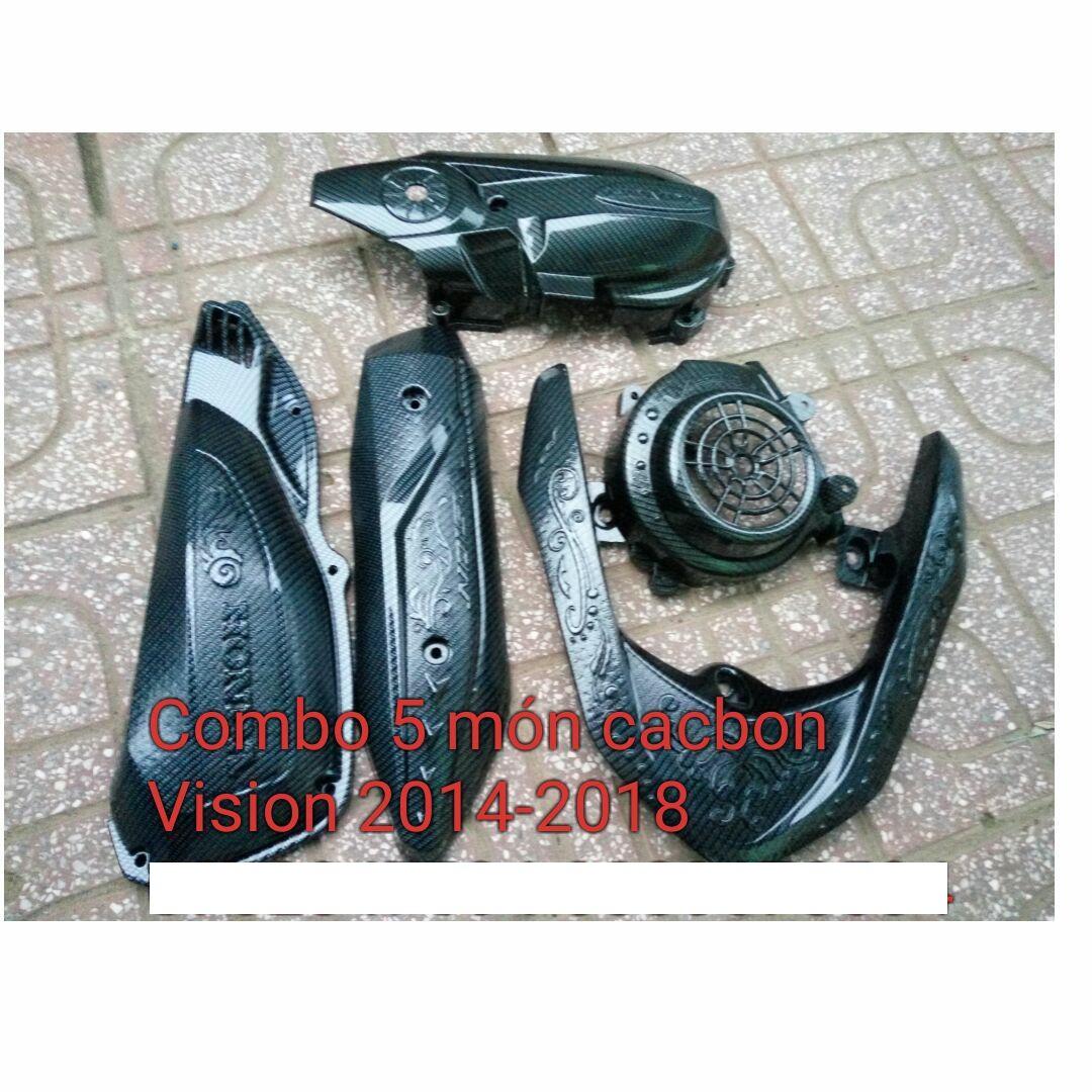 Combo ốp cacbon vision 2014-2018