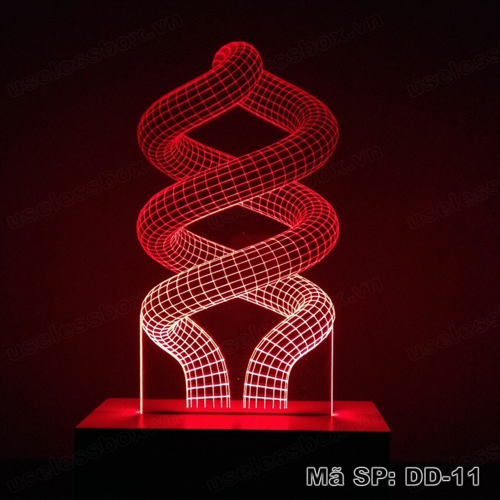 Đèn ngủ 3D hình đèn Compact