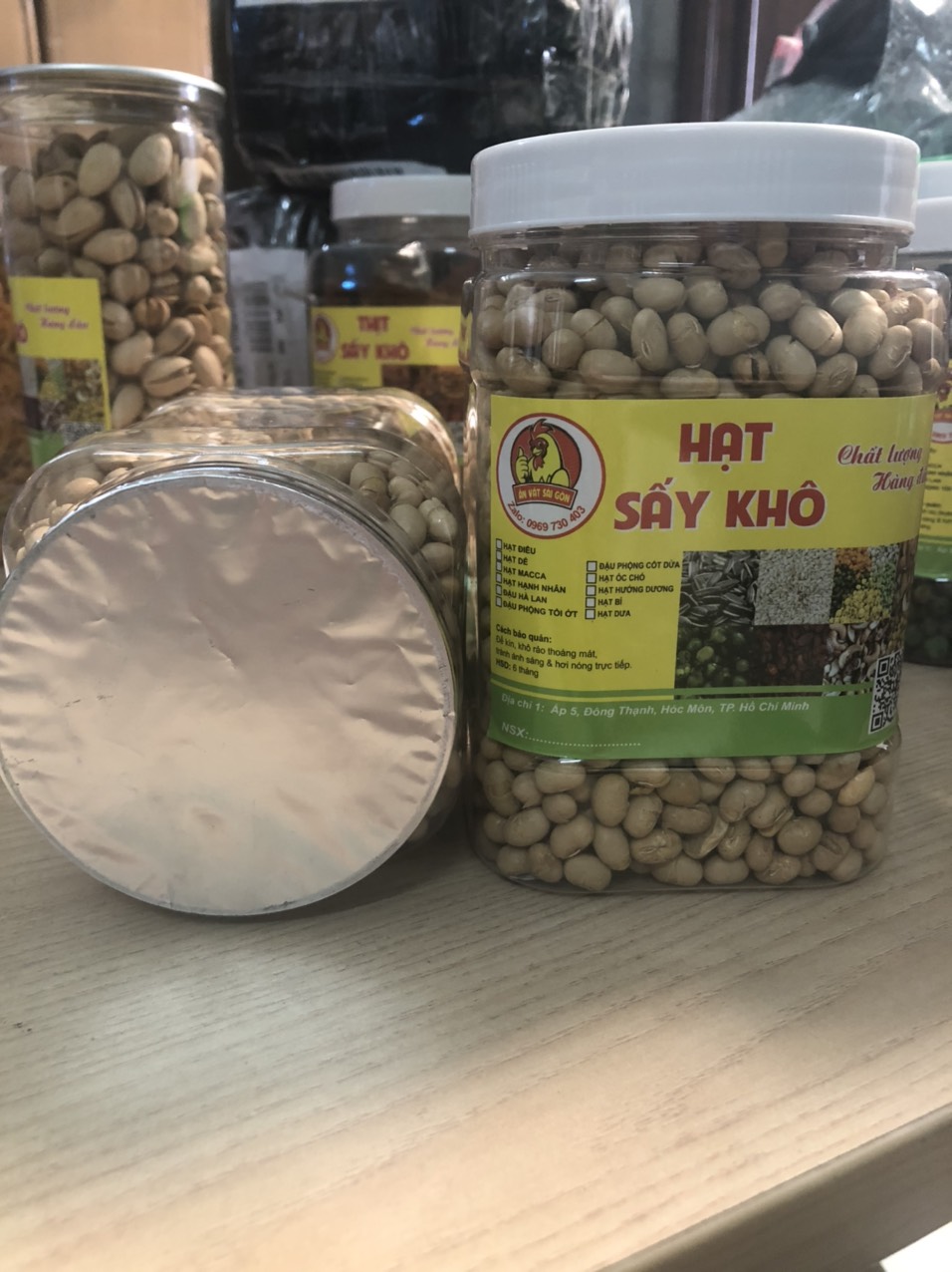 500g hạt ĐẬU NÀNH sấy giòn