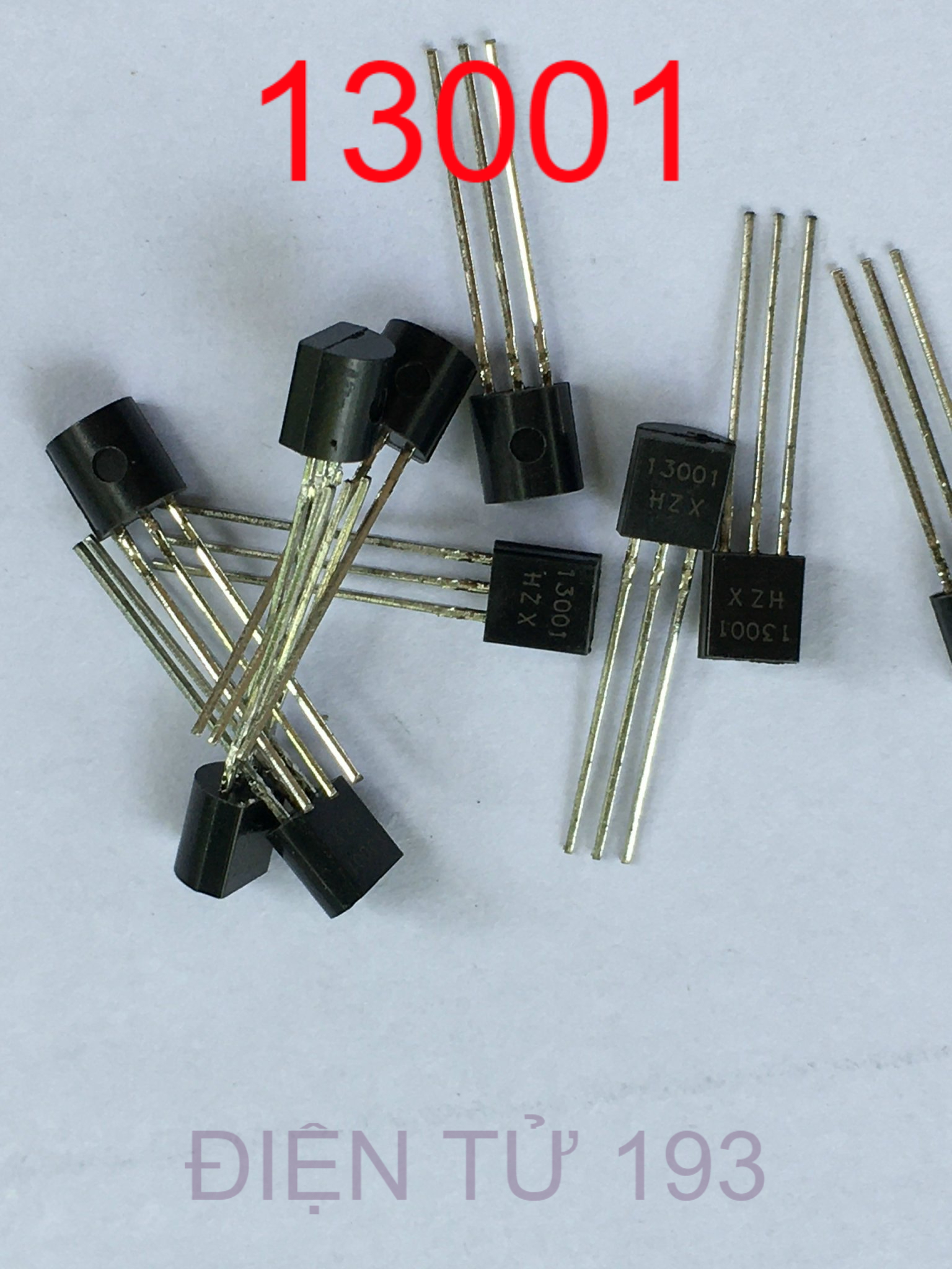 TÚI 5 CÁI 13001 TRANSITOR NPN TO92