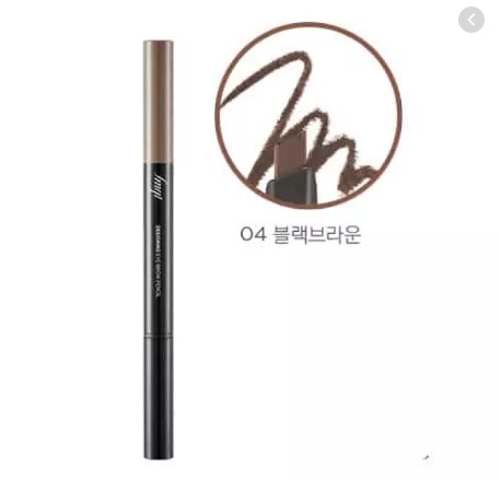 [HCM]Chì Kẻ Mày Định Hình 2 Đầu The Face Shop Designing Eyebrow Pencil 3g #04 Black Brown