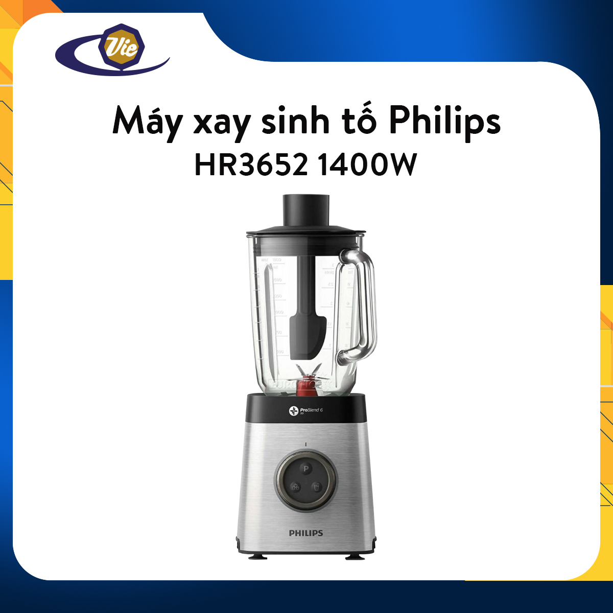 Máy xay sinh tố Philips HR3652 1400W