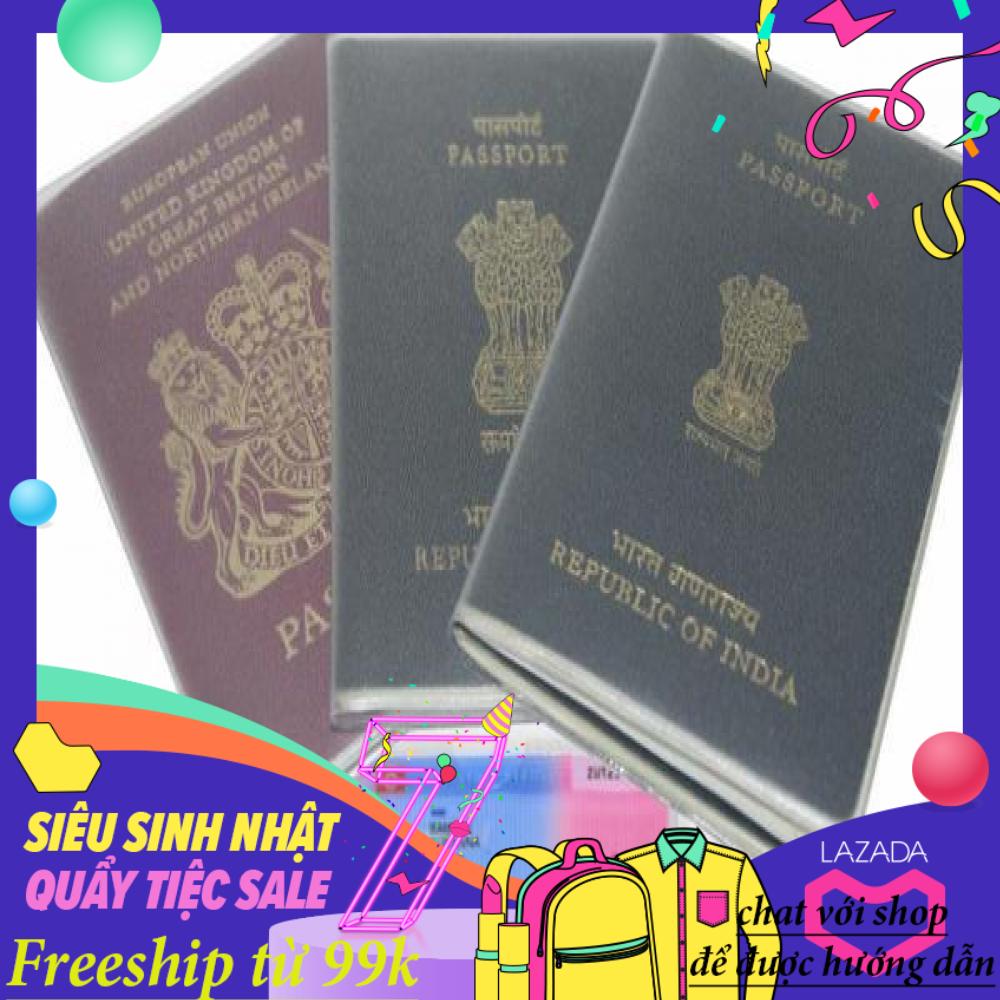 Combo 5 Bao Passport – Vỏ bọc hộ chiếu - Ví đựng hộ chiếu PVC