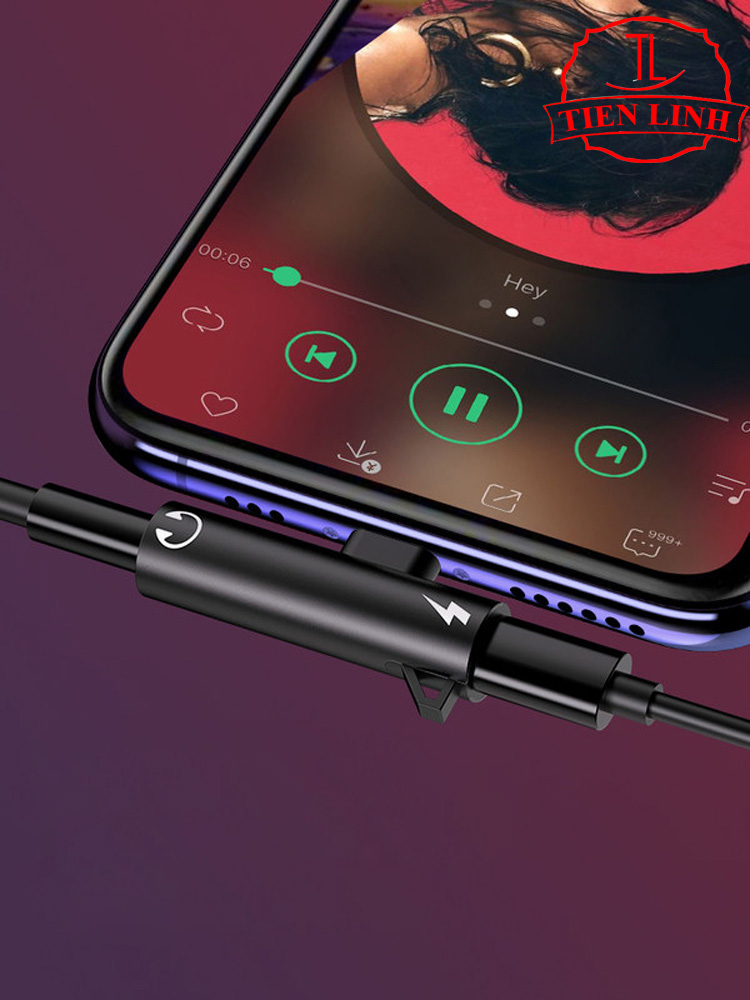 Đầu chuyển đổi Apple Lightning sang 3.5 mm và xạc chuẩn Lightning