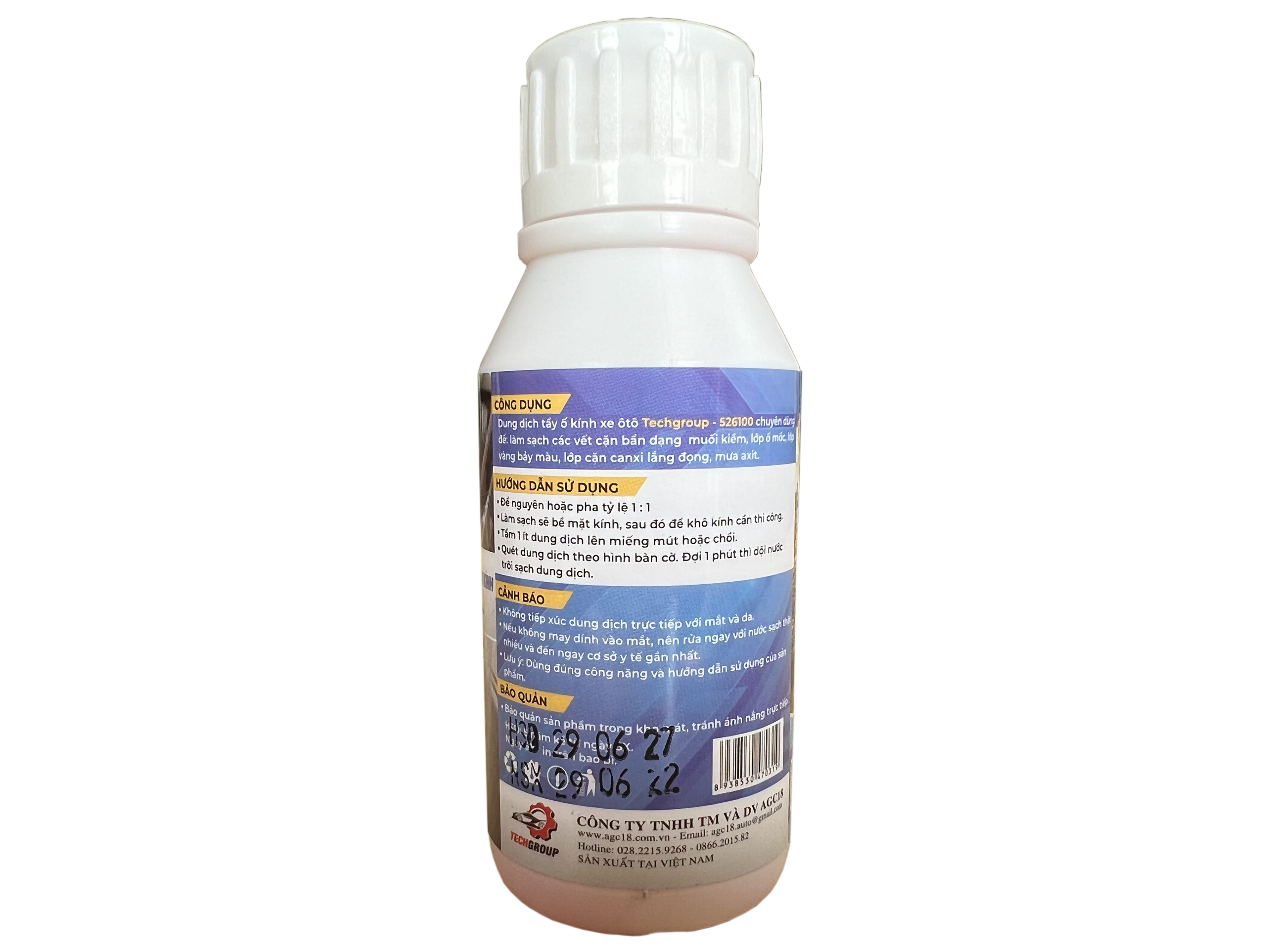 Dung Dịch Tẩy Ố Kính Xe Ôtô Techgroup 526100 100ml