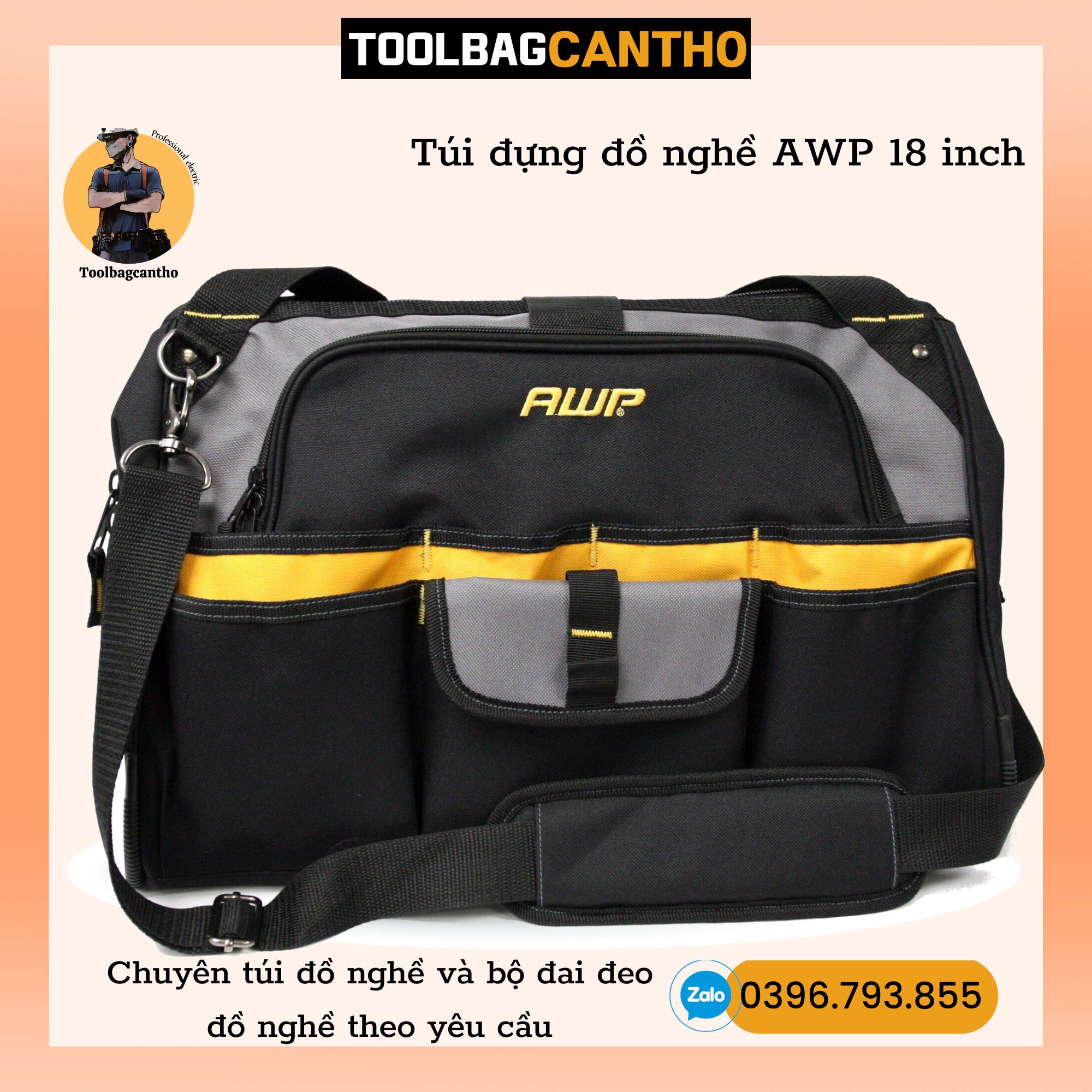 Túi đựng đồ nghề AWP 18 inch