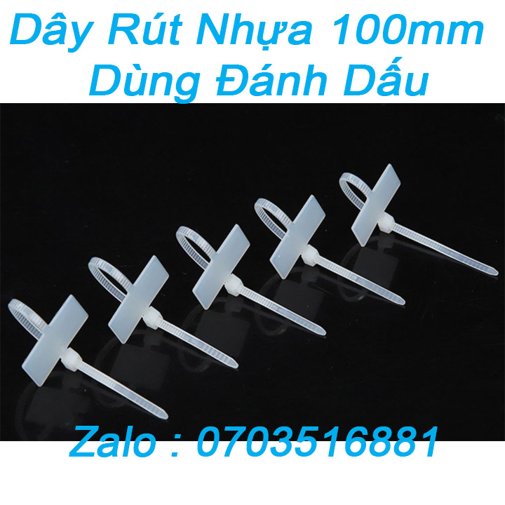 Dây Rút Nhựa - Dây Thít 4x100mm Dùng Để Đánh Dấu